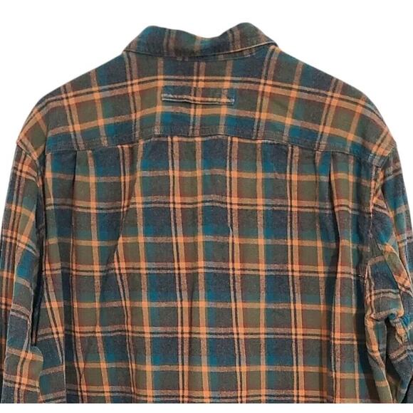 Duluth Trading Men's Cotton Plaid Flannel Button Down XL Tall Lot of 2 - Picture 6 of 15